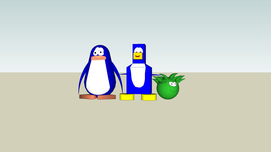 Club Penguin Family 3d Warehouse