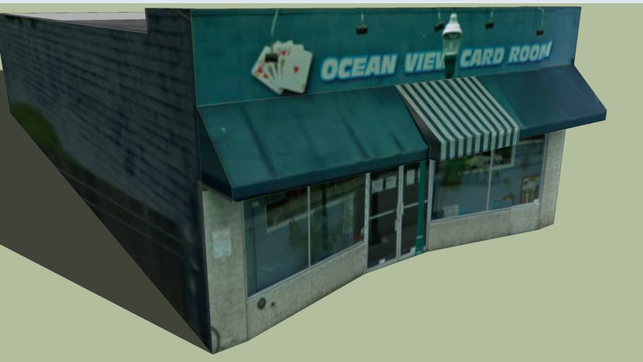 Oceanview Card Room In Santa Cruz Kalifornien 3d Warehouse