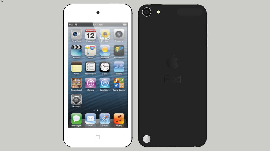 Apple Ipod Touch 5th Generation 3d Warehouse