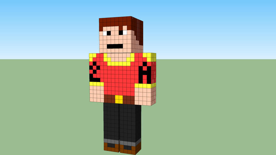 Skin Minecraft 2 A L Echelle 3d Warehouse