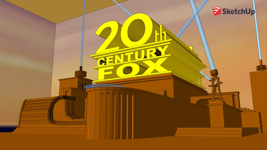 20th Century Studios Arter Remake Of Fox Logo Tv 3d Warehouse