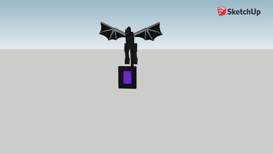 Ender Dragon And Nether portal 3D Warehouse