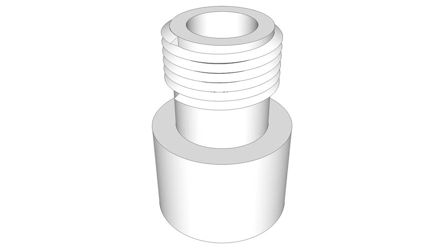 Threaded Garden Hose Coupling (GHT) 3D Warehouse