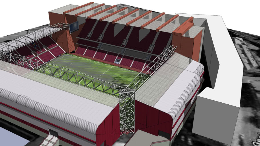Tynecastle Stadium, Redeveloped Main Stand | 3D Warehouse
