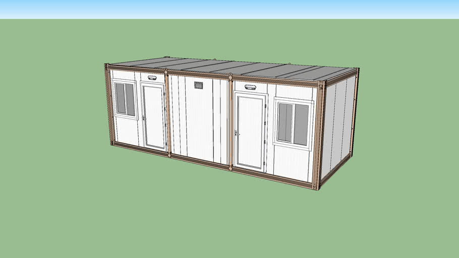 SANDVİÇ PANEL KONTEYNER 3D Warehouse
