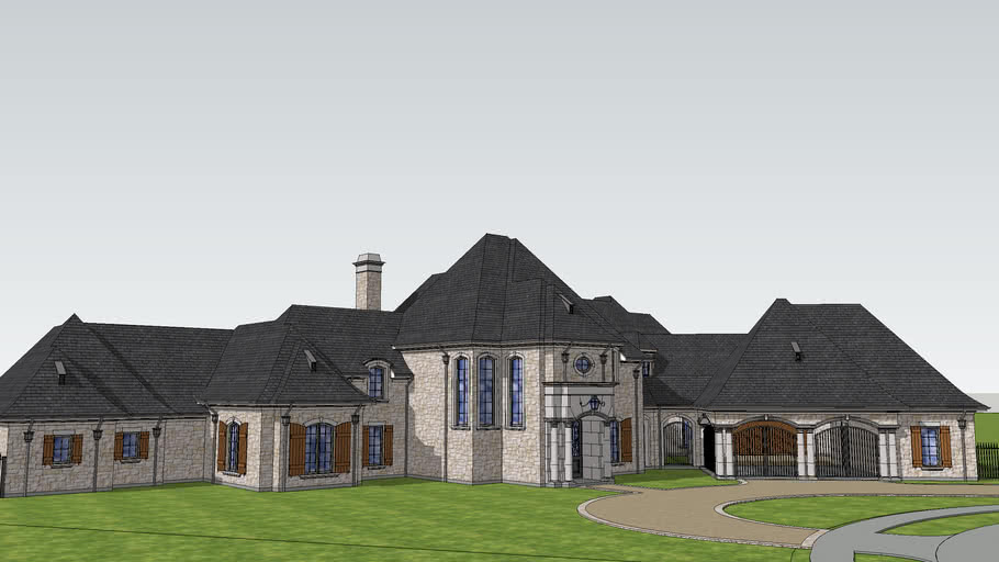 Casual French Country House