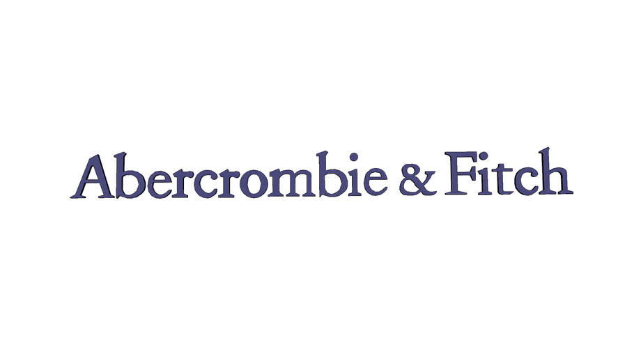 Abercrombie \u0026 Fitch Logo | 3D Warehouse