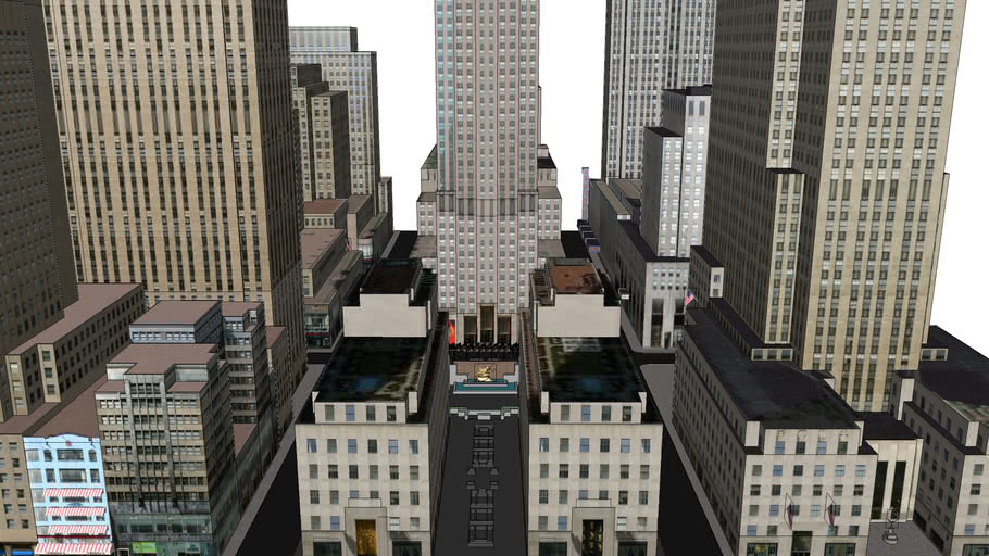 Rockefeller Center All Buildings 3d Warehouse