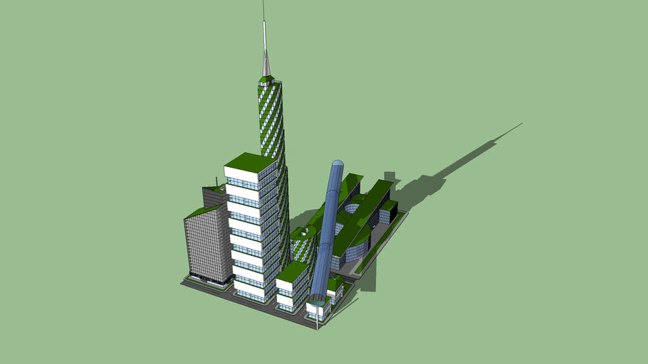 Ville Futuriste 3d Warehouse