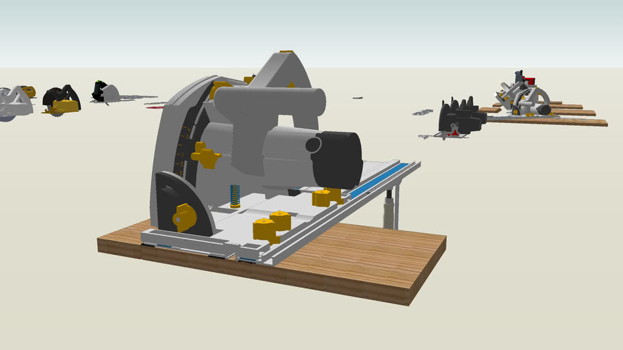 circular saw, track saw props 3D Warehouse