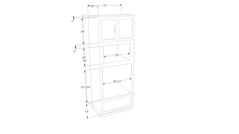 Wall Oven Cabinet 3d Warehouse