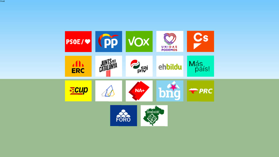 Logos partidos políticos España 2020