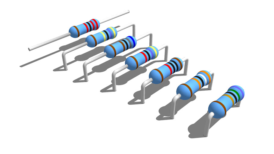 Resistors 0W5 3D Warehouse