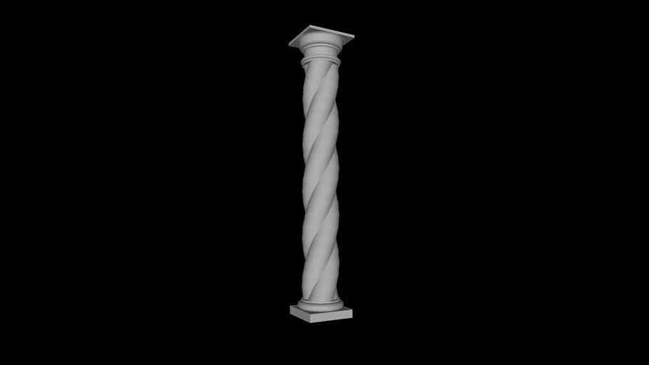 Rope Column 3D Warehouse