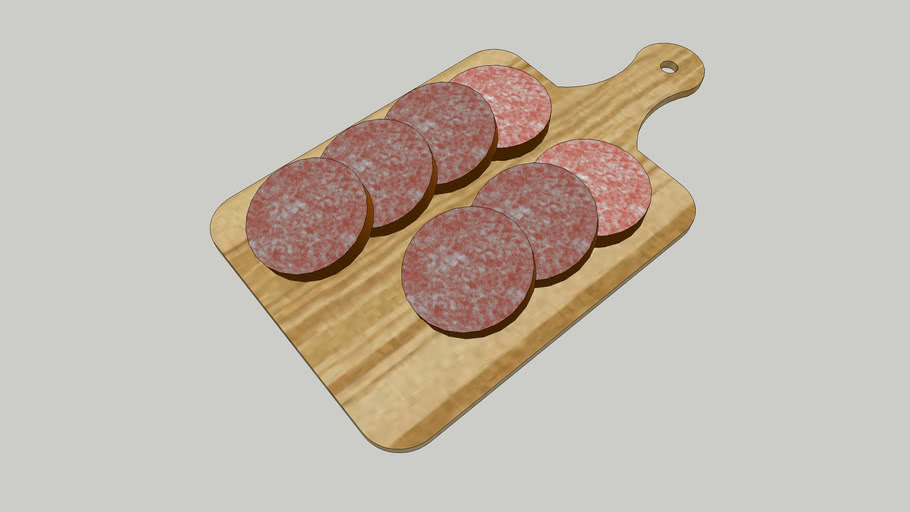 Carving_Board_Salami 3D Warehouse
