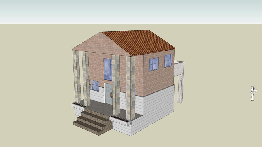 Pillar House 3D Warehouse