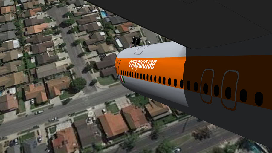 Cerritos Midair Collision Aeromexico flight 498 3D Warehouse
