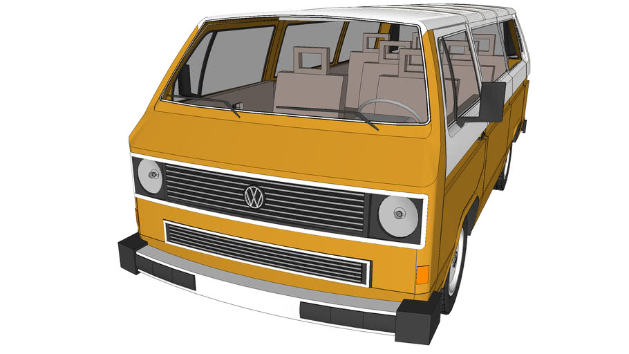 VW TRANSPORTER T3 3D Warehouse