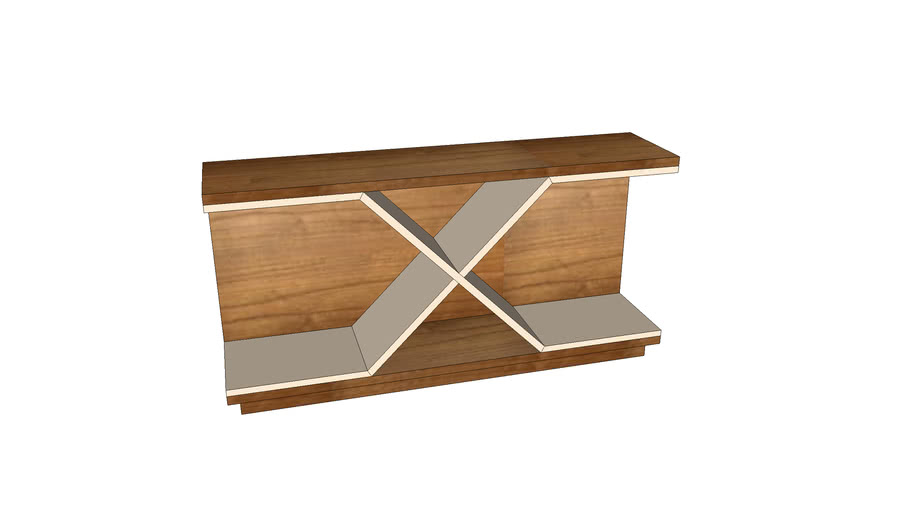 Sofa Table Jordan Sier 3D Warehouse