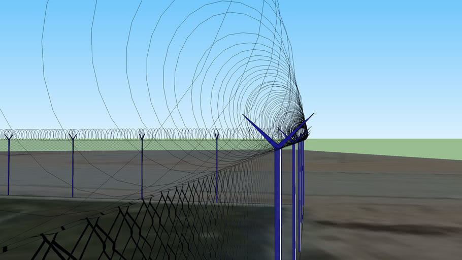 Fence Radar Facility 3D Warehouse