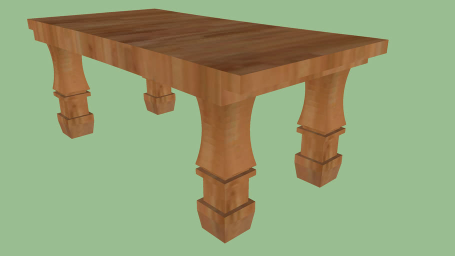 Wood Tea Table | 3D Warehouse