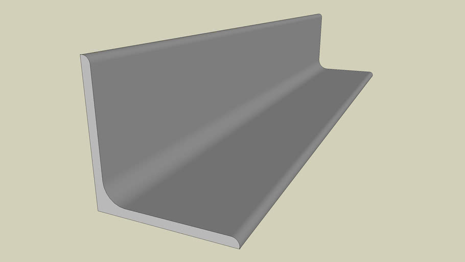 STEEL SECTION - EQUAL ANGLE 45 X 45 - PART 123 OF 180 | 3D Warehouse
