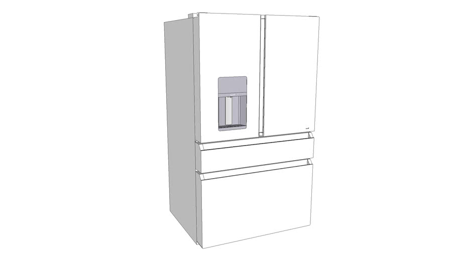 Café ENERGY STAR 27.8 Cu. Ft. Smart 4Door FrenchDoor Refrigerator in