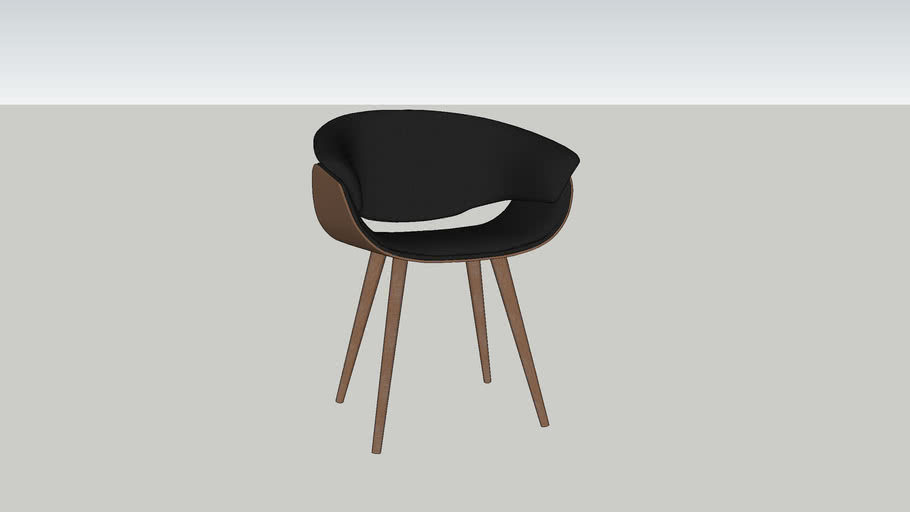wood kids chair 3D Warehouse