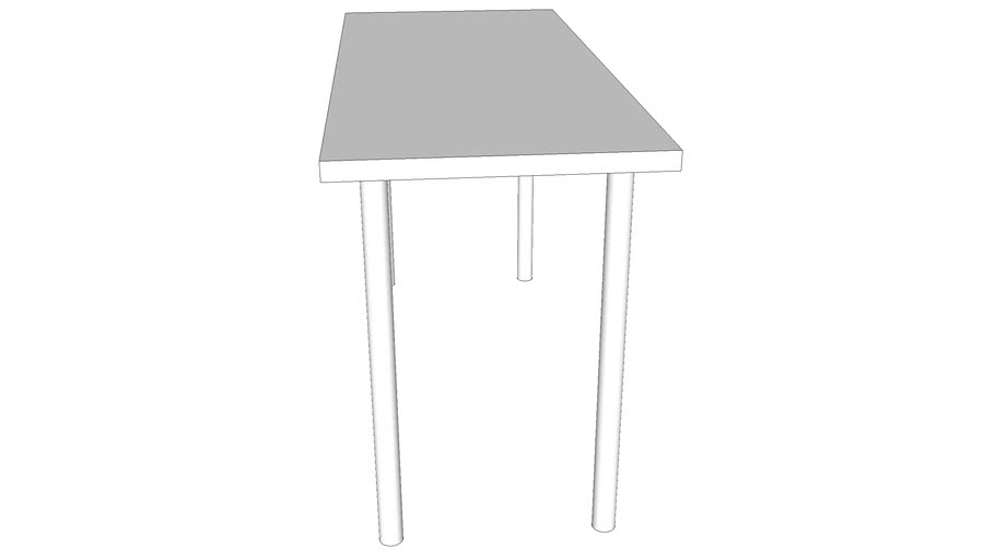 Simple Desk 1200x500 For Ri 3d Warehouse