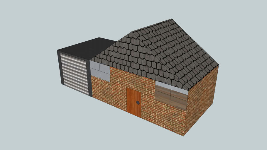 house with garage | 3D Warehouse