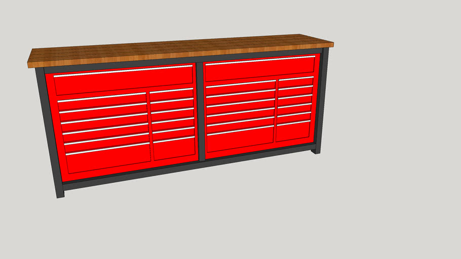 Garage workshop tool box | 3D Warehouse