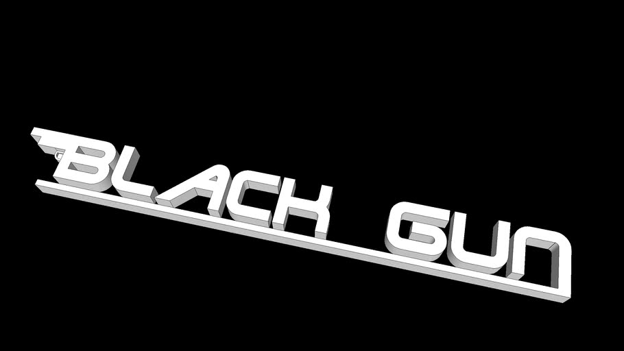 black gun