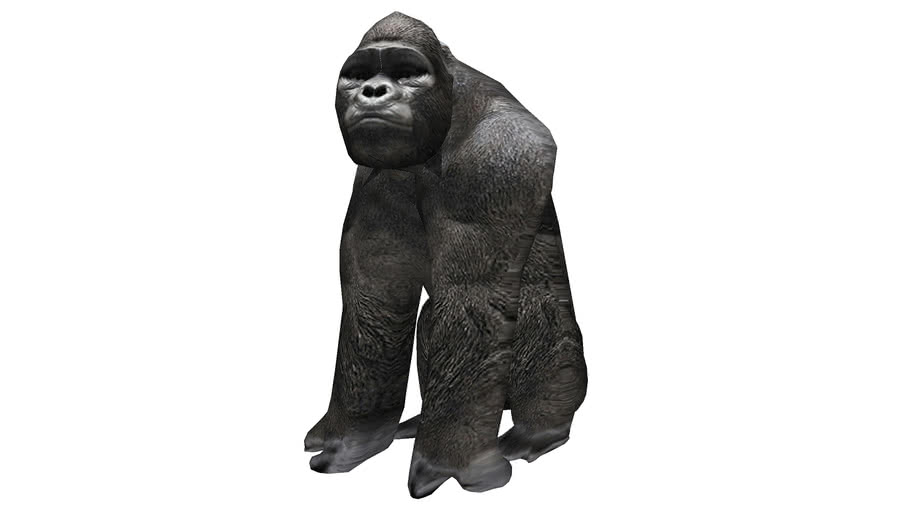 60449 Deco Figurine Gorilla Front XXL