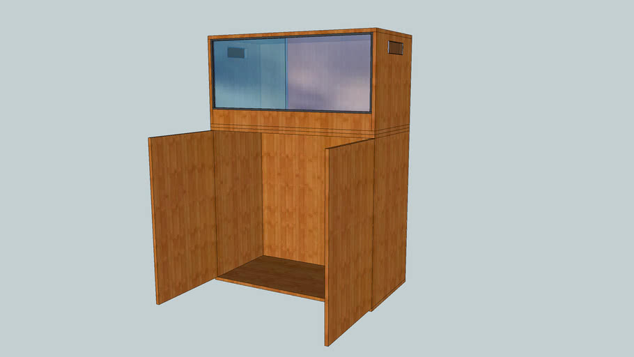 Terrarium met kast 3D Warehouse