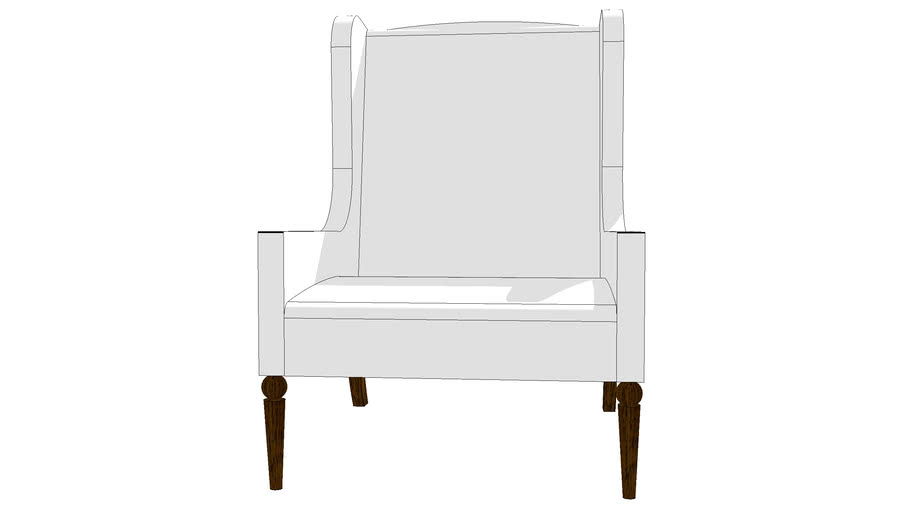 Pompy Shelburne Wing Armchair