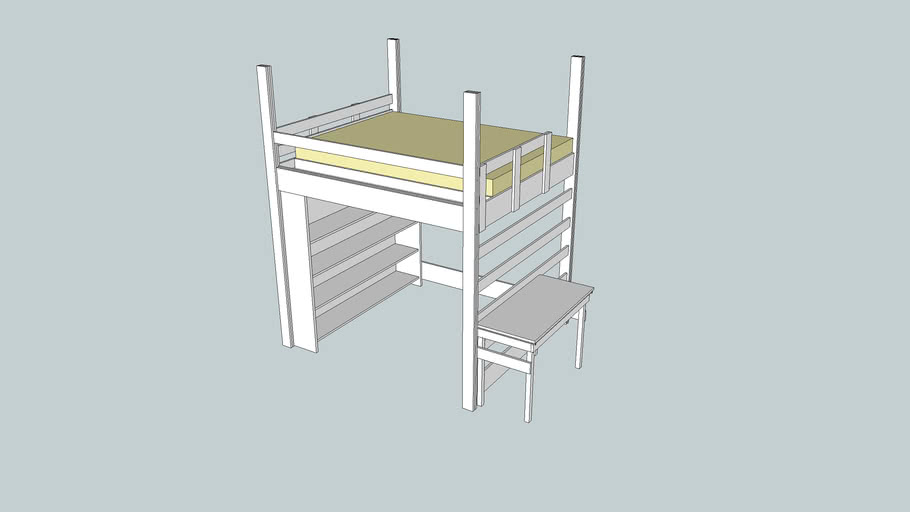 teenage full size loft beds