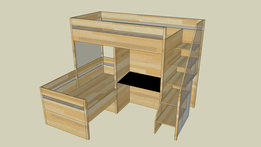 Bunk Bed | 3D Warehouse