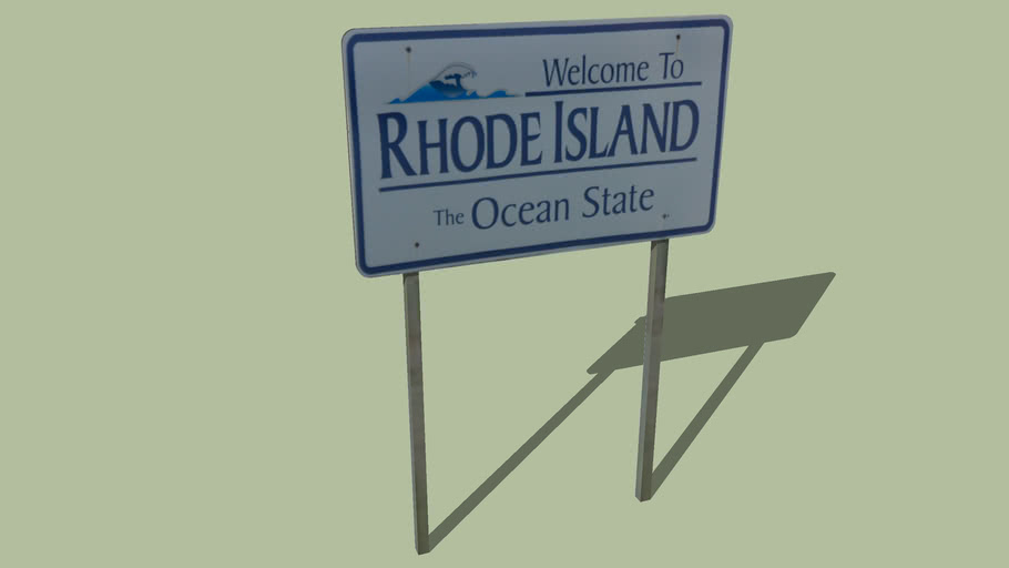 Sign, Rhode Island 3D Warehouse