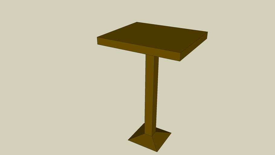 Basic Small Table 3D Warehouse
