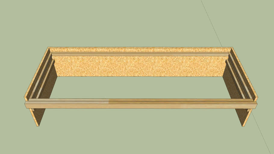 camper bed base 3D Warehouse