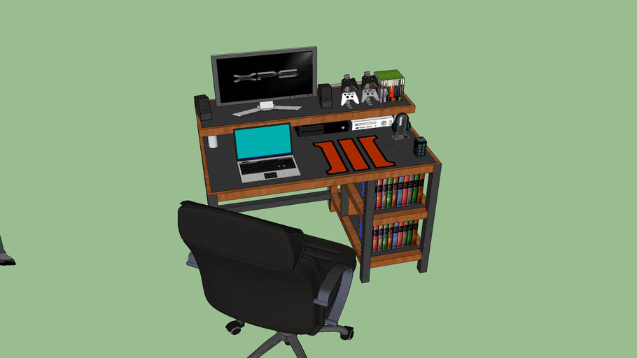 Gaming desk 3D Warehouse