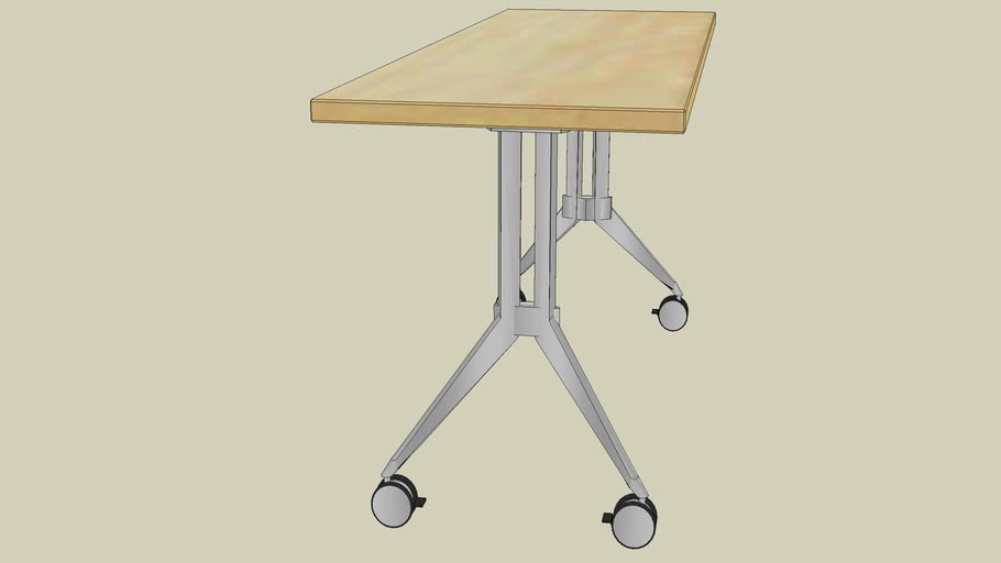 20' Classroom Rolling Table 3D Warehouse