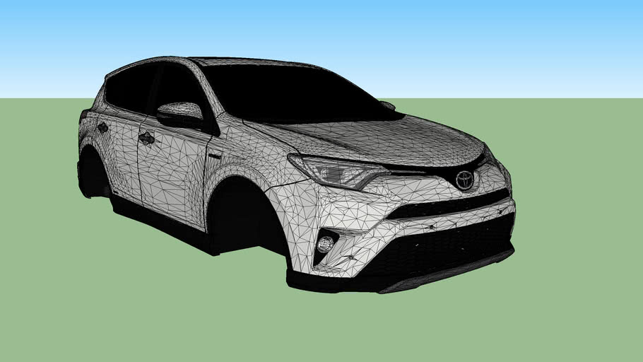 16 Toyota Rav4 Hybrid 4wd No Wheel 3d Warehouse