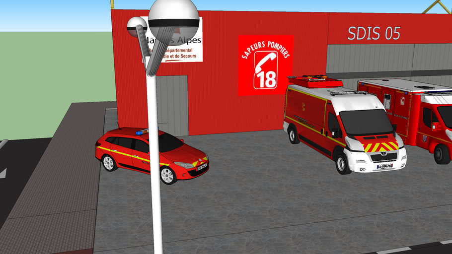 Caserne De Pompier 3d Warehouse