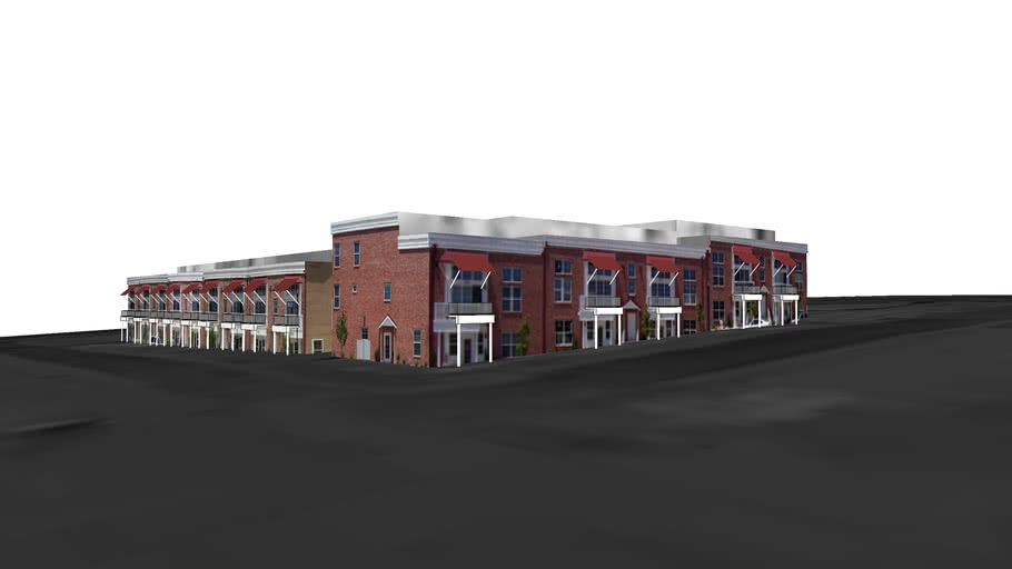 Prestwick Townhomes South 3D Warehouse