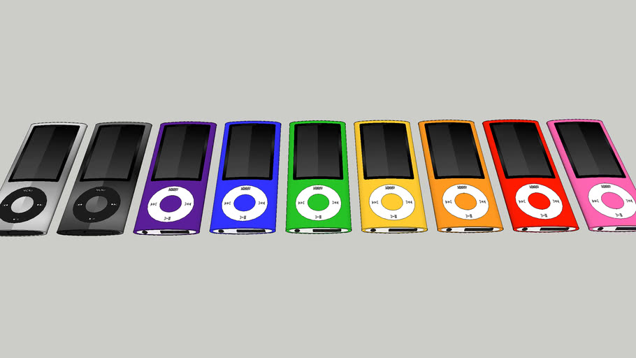 Apple iPod Nano Chromatic 5th Generation | 3D Warehouse