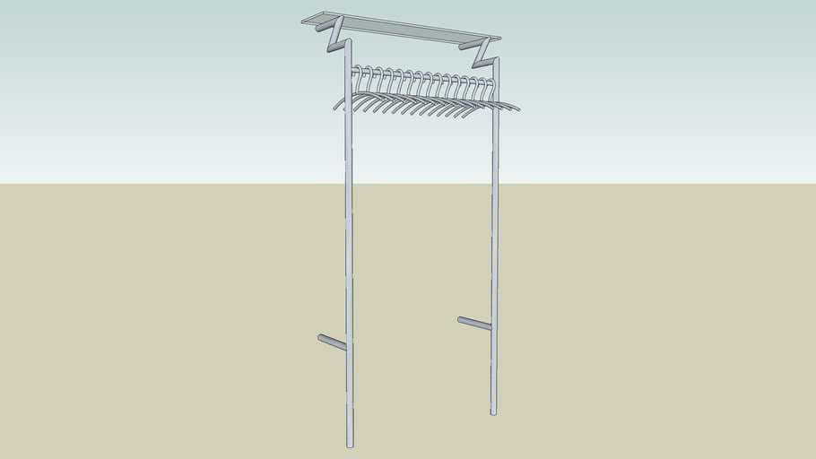 Coat rack Metaform 3D Warehouse
