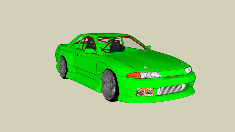 Nissan R32 Skyline Gts T Drift Car 3d Warehouse