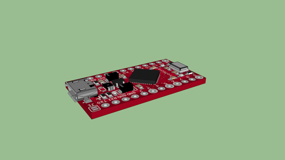 Arduino pro micro(to scale) | 3D Warehouse