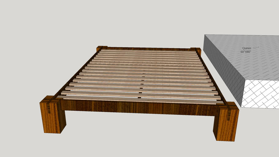 Japanese Platform Bed 3d Warehouse, Japanese Tatami Bed Frame